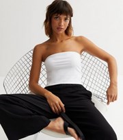 New Look White Bandeau Top